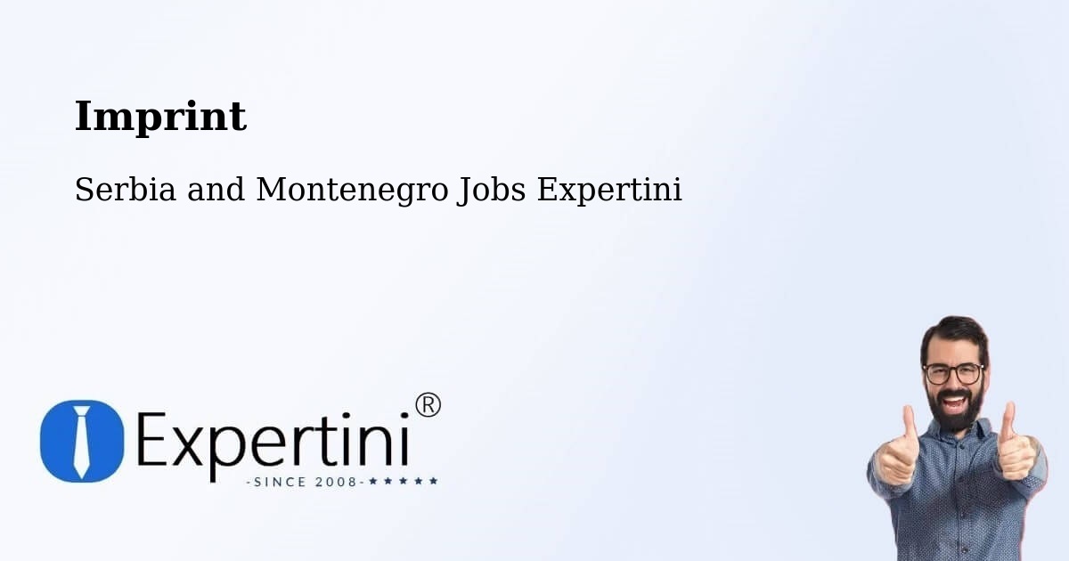 Imprint – Innisfil - Serbia and Montenegro Jobs Expertini